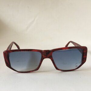 Revelli by Renaissance SUNGLASSES Made FRANCE 41-38-135 RED Frame Vintage 1980s